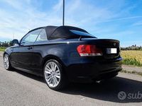 Usata BMW 120 Cabriolet 177 CV (130 kW) 2010 Nero Cabrio