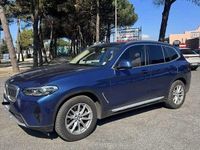 Usata BMW X3 Luxury Line 190 CV (139 kW) 2022 Blu/azzurro SUV