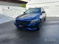 Usata Mercedes C180 Premium 115 CV (84 kW) 2015 Blu Station wagon
