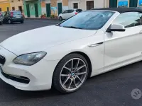 Usata BMW 640 Cabriolet 313 CV (230 kW) 2012 Bianco Cabrio
