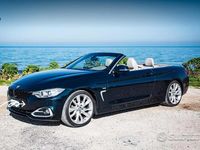Usata BMW 420 2014 Blu Cabrio