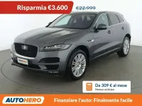 Usata Jaguar F-Pace Portfolio 180 CV (132 kW) 2018 Grigio SUV