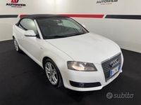 Usata Audi A3 Cabriolet S-Line 105 CV (77 kW) 2009 Bianco Cabrio