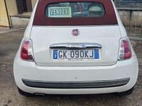 Usata Fiat 500C 95 CV (69 kW) 2013 Bianco Cabrio