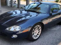 Occasion Jaguar XKR 363 PK (266 kW) 2001 Blauw Coupé