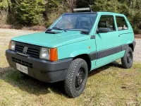 Usata Fiat Panda 4x4 Trekking 54 CV (39 kW) 1997 Verde Utilitaria