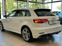 Usata Audi A3 Admired 116 CV (85 kW) 2019 Bianco Berlina