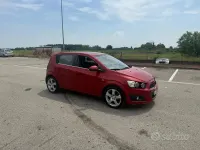 Usata Chevrolet Aveo 95 CV (69 kW) 2013 Rosso Berlina