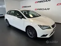 Usata Seat Leon ST CONNECT 110 CV (80 kW) 2016 Bianco Station wagon