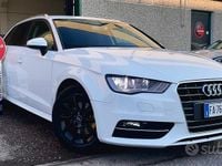 Usata Audi A3 Attraction 110 CV (80 kW) 2014 Bianco Berlina