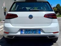 Usata VW Golf VII 110 CV (80 kW) 2018 Bianco Berlina