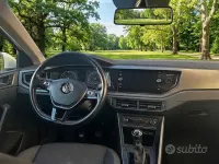 Usata VW Polo Comfortline 95 CV (69 kW) 2018 Bianco Utilitaria