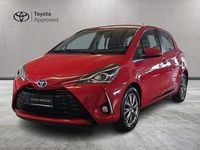 Usata Toyota Yaris Hybrid Active 100 CV (73 kW) 2017 Rosso Berlina