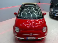 Usata Fiat 500C Lounge 69 CV (50 kW) 2011 Rosso Cabrio