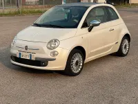 Usata Fiat 500 69 CV (50 kW) 2009 Bianco Cabrio