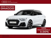 Nuova Audi A1 Sportback Comfort 150 CV (110 kW) 2025 Bianco ghiacciaio metallizzato nero mito Utilitaria