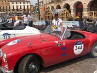 Usata MG A 1950 Rosso Cabrio