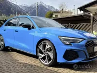 Usata Audi A3 S-Line 150 CV (110 kW) 2021 Blu Berlina