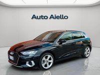 Usata Audi A3 Advanced 150 CV (110 kW) 2021 Nero Berlina