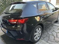 Usata Seat Leon 110 CV (80 kW) 2017 Nero Berlina