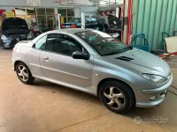 Usata Peugeot 206 CC 109 CV (80 kW) 2004 Grigio Cabrio