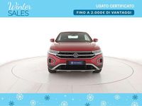 Usata VW T-Roc Cabriolet Style 150 CV (110 kW) 2023 Kings red metallizzato/black Cabrio