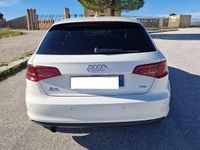 Usata Audi A3 Ambition 110 CV (80 kW) 2014 Bianco Berlina