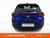 Usata Seat Leon Business 150 CV (110 kW) 2021 Blu / pastello Station wagon