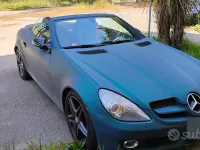 Usata Mercedes SLK200 184 CV (135 kW) 2009 Verde Cabrio