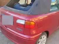 Usata Fiat Punto Cabriolet 60 CV (44 kW) 1996 Rosso Cabrio