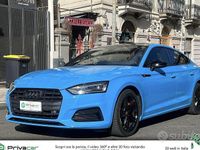 Usata Audi A5 190 CV (139 kW) 2018 Blu Coupé
