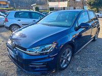 Usata VW Golf VII R-line 150 CV (110 kW) 2019 Blu Berlina