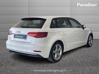 Usata Audi A3 Sport 116 CV (85 kW) 2017 Bianco Berlina