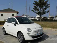 Usata Fiat 500C Rock 95 CV (69 kW) 2012 Bianco Cabrio