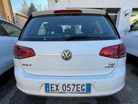 Usata VW Golf VII Highline 110 CV (80 kW) 2014 Bianco Berlina
