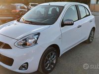 Usata Nissan Micra Acenta 80 CV (58 kW) 2014 Bianco Utilitaria