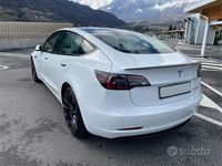 Usata Tesla Model 3 Performance 235 kW (320 CV) 2021 Bianco Berlina