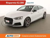 Usata Audi A5 Sport 190 CV (139 kW) 2019 Bianco Coupé