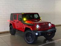 Usata Jeep Wrangler Unlimited Sahara 199 CV (146 kW) 2014 Rosso SUV