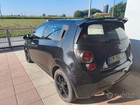 Usata Chevrolet Aveo LT 75 CV (55 kW) 2012 Nero Utilitaria
