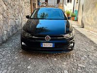 Usata VW Polo R-line 90 CV (66 kW) 2018 Nero Utilitaria
