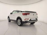 Usata VW T-Roc Cabriolet Style 110 CV (80 kW) 2022 Pure white nero Cabrio