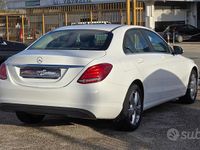 Usata Mercedes C180 Executive 116 CV (85 kW) 2017 Bianco Berlina