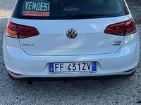 Usata VW Golf VII 110 CV (80 kW) 2017 Bianco Berlina