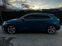 Usata Audi A3 Advanced Plus 150 CV (110 kW) 2021 Blu Berlina