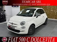 Usata Fiat 500C Dolcevita 69 CV (50 kW) 2023 Bianco Cabrio