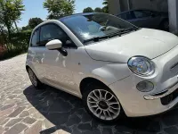 Usata Fiat 500C Lounge 69 CV (50 kW) 2009 Bianco Cabrio
