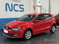 Usata VW Polo Highline 105 CV (77 kW) 2011 Rosso Utilitaria