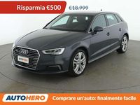 Usata Audi A3 150 CV (110 kW) 2020 Grigio Berlina