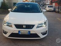 Usata Seat Leon FR 150 CV (110 kW) 2015 Bianco Berlina